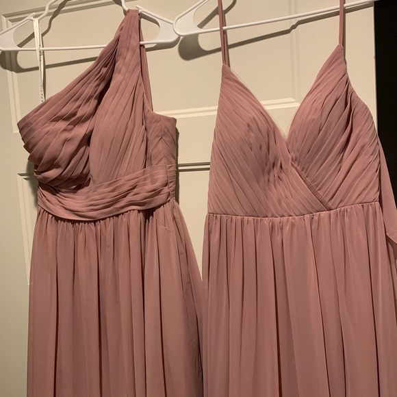 4 Azazie Vintage Mauve bridesmaids dresses - Picture 11 of 13